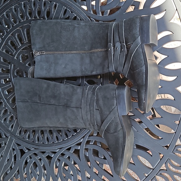 Steve Madden Suede Pull-On Boots - Picture 6 of 9